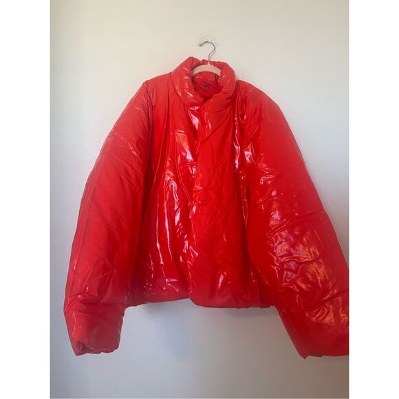 YEEZY X GAP YZY Round Jacket Red Puffer New [Yeezy x Gap collab] Size: X Large - Picture 4 of 11